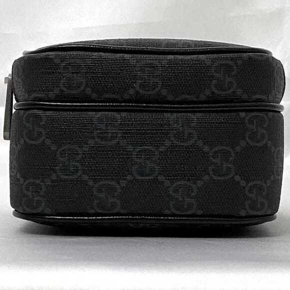 GUCCI Black Leather Shoulder Bag - Picture 6 of 11